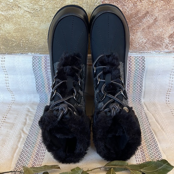 🖤 NEW JBU Lace Up Mid-Calf Winter & Cold Weather Boots — Women’s Size 8 🖤 - Picture 11 of 17